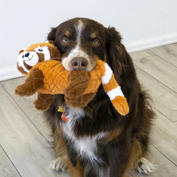 Jouet en peluche pour chien « Scampers » Panda roux moyen