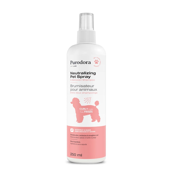 Brumisateur neutralisant d'odeurs pour animaux à poils frisés 237ml