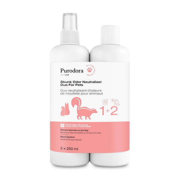 Duo shampoing et neutralisant d'odeurs de moufette pqt 2x237ml