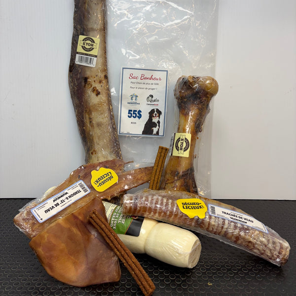 Sac Bonheur – Produits à gruger pour chiens de grande race