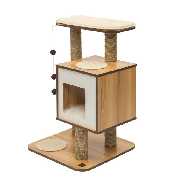 Arbre à chat - Meuble Catit Vesper Base, noyer