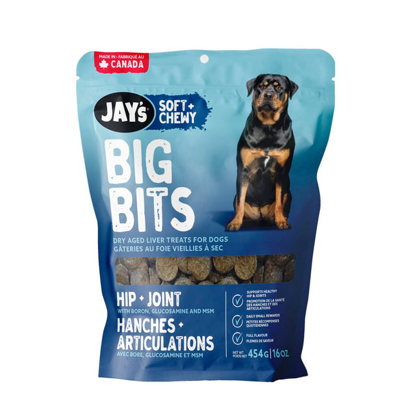 Jay's Big Bits, gâteries pour chien, hanches & articulations