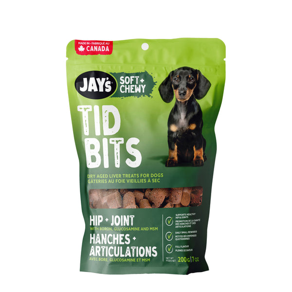 Jay's Tid Bits, gâteries pour chien, hanches & articulations