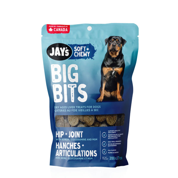 Jay's Big Bits, gâteries pour chien, hanches & articulations