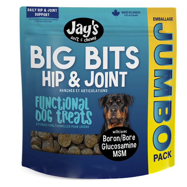 Jay's Big Bits, gâteries pour chien, hanches & articulations
