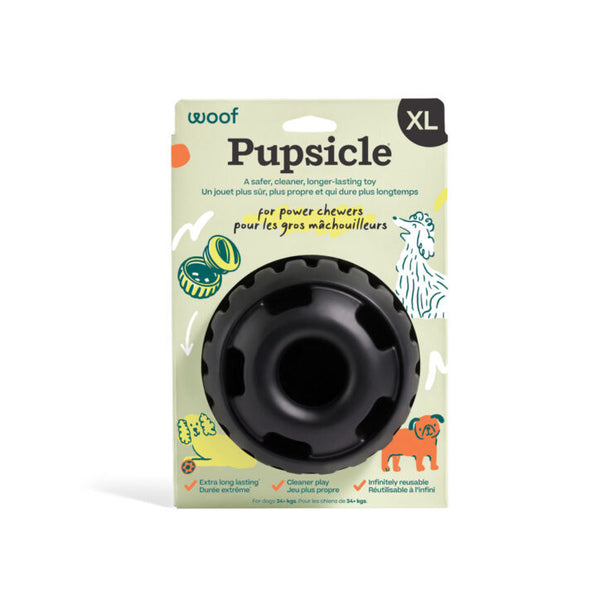 Jouet pour chien Pupsicle Power chewer noir