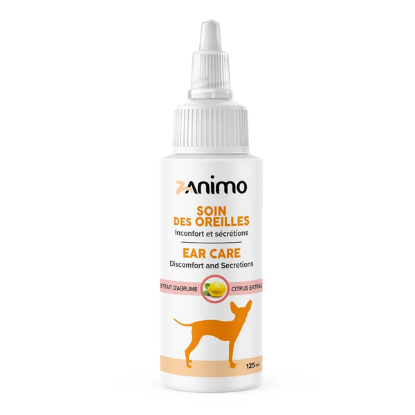 Soins des oreilles pour chien, inconfort et sécrétions