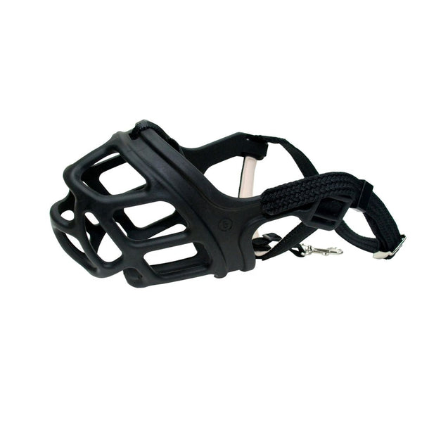 Muselière Alpha Zeus pour chien en caoutchouc thermoplastique flexible