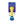 Jouet Nitro Zeus, bouée lestée avec corde, 26 cm (10 po)