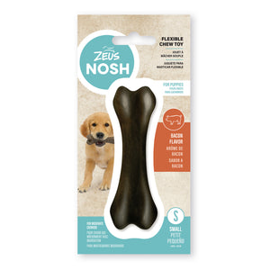 Nosh os à mâcher souple pour chiots, arôme de bacon - Animatout