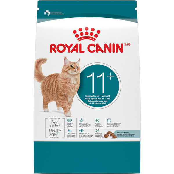 ÂGÉ 11+ nourriture sèche pour chats, 2.73 kg, (6 lb)