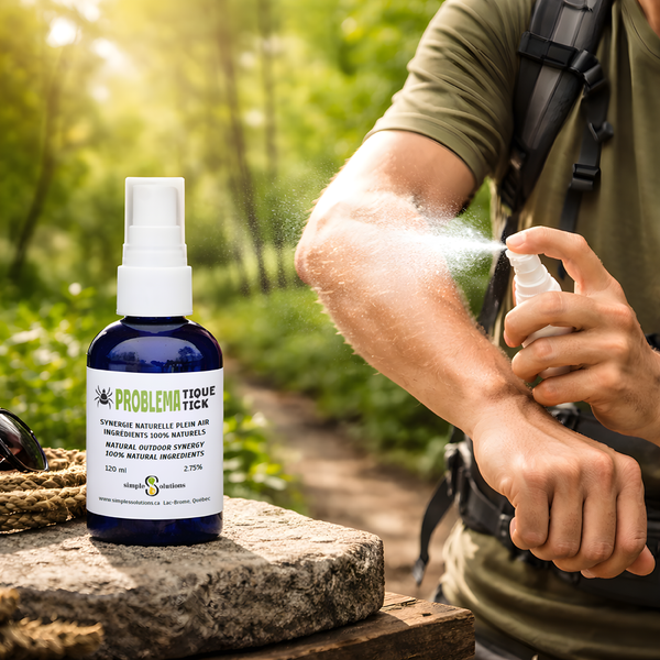 Simple solution répulsif à tiques et moustiques Probléma-tique 120 ml