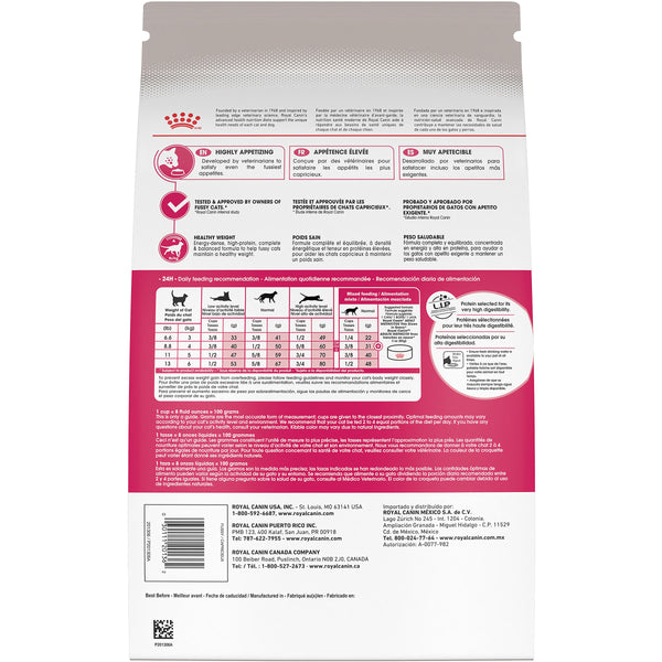 CAPRICIEUX – nourriture sèche pour chats, 3.18 kg, (7.7 lb)