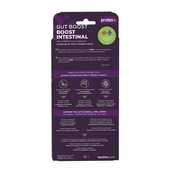 Trousse Boost intestinal pour chat 27 g