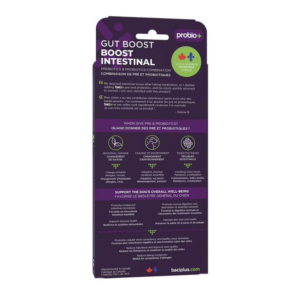 Trousse Boost intestinal pour chien 27 g