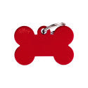 Médaille Basic Os Rouge en Aluminium