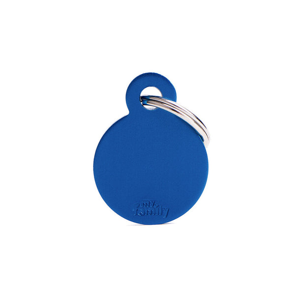 Médaille Basic Cercle Bleu en Aluminium