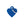 Médaille Basic Coeur Bleu en Aluminium