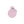 Médaille Basic Cercle Rose en Aluminium