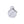 Médaille Basic Cercle en Laiton Chromé