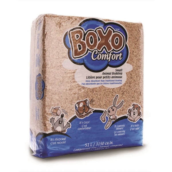 Litière de papier Boxo pour petits animaux
