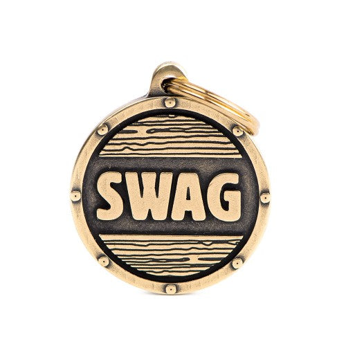 Médaille Bronx Cercle Grand "Swag" Futuriste