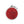 Médaille pour chien Bronx Cercle Grande Tucson en Cuir Véritable Rouge