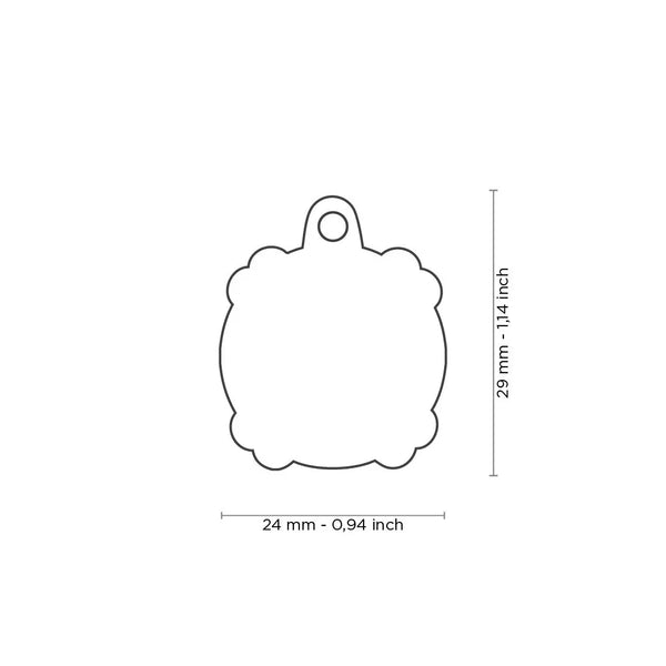 Médaille pour chien Charms Crâne
