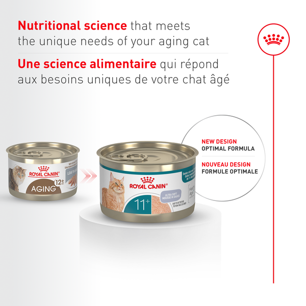 ÂGÉ 11+ mousse ultra onctueuse en sauce - nourriture en conserve pour chats, 145 g, (5.1 oz)