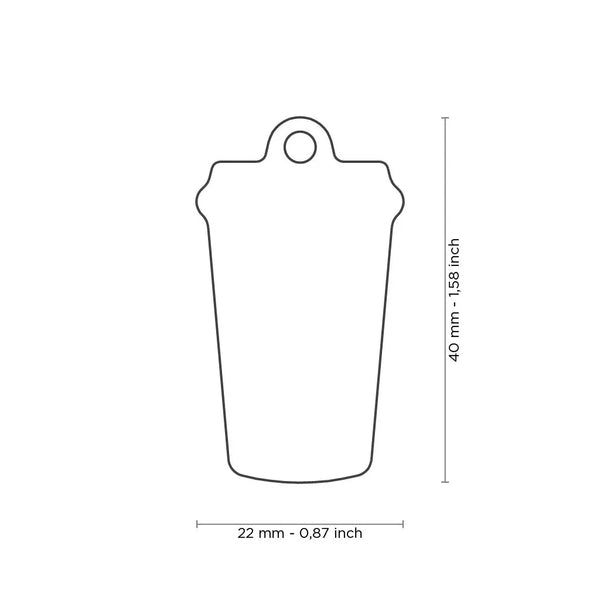 Médaille pour chien Food Café