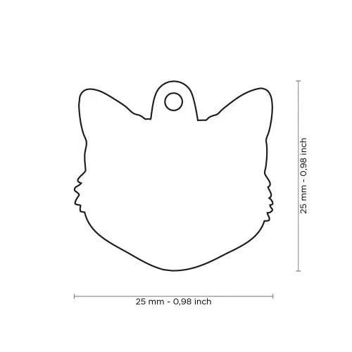 Médaille pour chat Friends chat Sacré de Birmanie