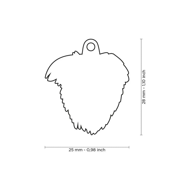 Médaille pour chien Friends Chien croisé
