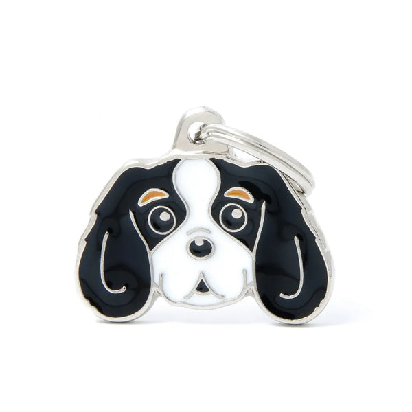 Médaille pour chien Friends Cavalier King Charles tricolore