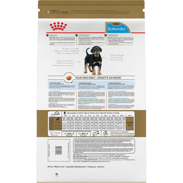 CHIOT ROTTWEILER – nourriture sèche pour chiens, 13.6 kg, (30 lb)