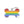 Médaille pour chien Rainbow Os Grand