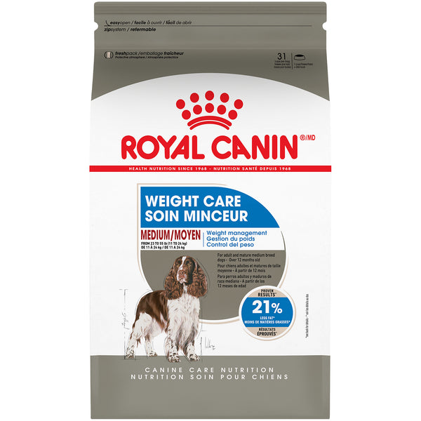 MOYEN SOINS MINCEUR – nourriture sèche pour chiens, 13.6 kg, (30 lb)
