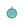 Médaille pour chien Shine Cercle Saint Tropez Turquoise avec Paillettes