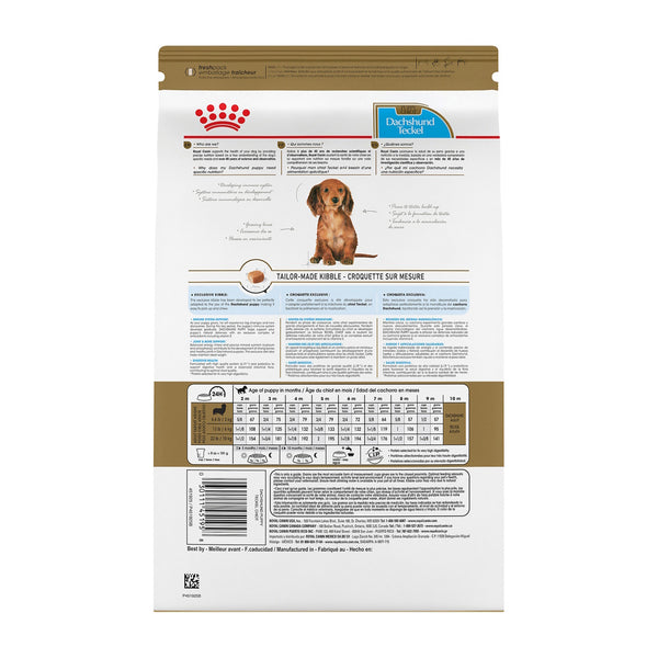 CHIOT TECKEL – nourriture sèche pour chiots, 1.1 kg, (2.5 lb)
