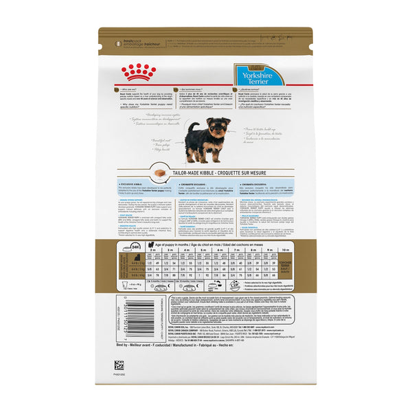 CHIOT YORKSHIRE TERRIER – nourriture sèche pour chiots, 1.1 kg, (2.5 lb)