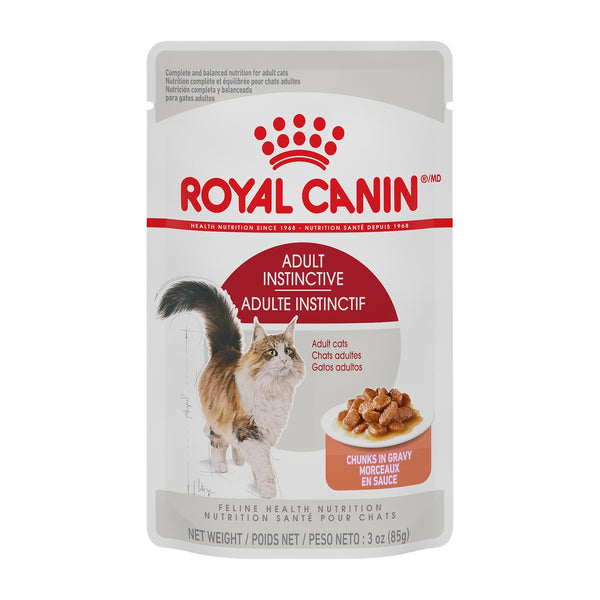 ADULTE INSTINCTIF BOUCHÉES EN SAUCE – nourriture sachet pour chats, 85 g, (3 oz)